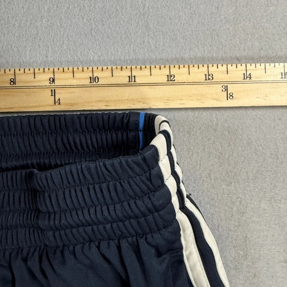 Adidas Shorts Men Small Navy Climalite Striped Soccer Basketball Running Gym Y2K